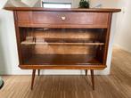 Vintage retro Mid-Century Vitrinekast/Dressoir Jaren '60, Huis en Inrichting, Ophalen, 50 tot 100 cm, Zo goed als nieuw, Minder dan 100 cm