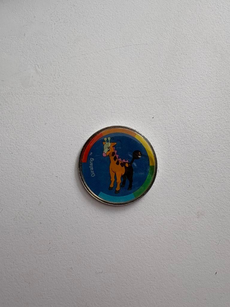 Pokemon munt 2001 girafarig, Ophalen of Verzenden, Gebruikt, Overige typen