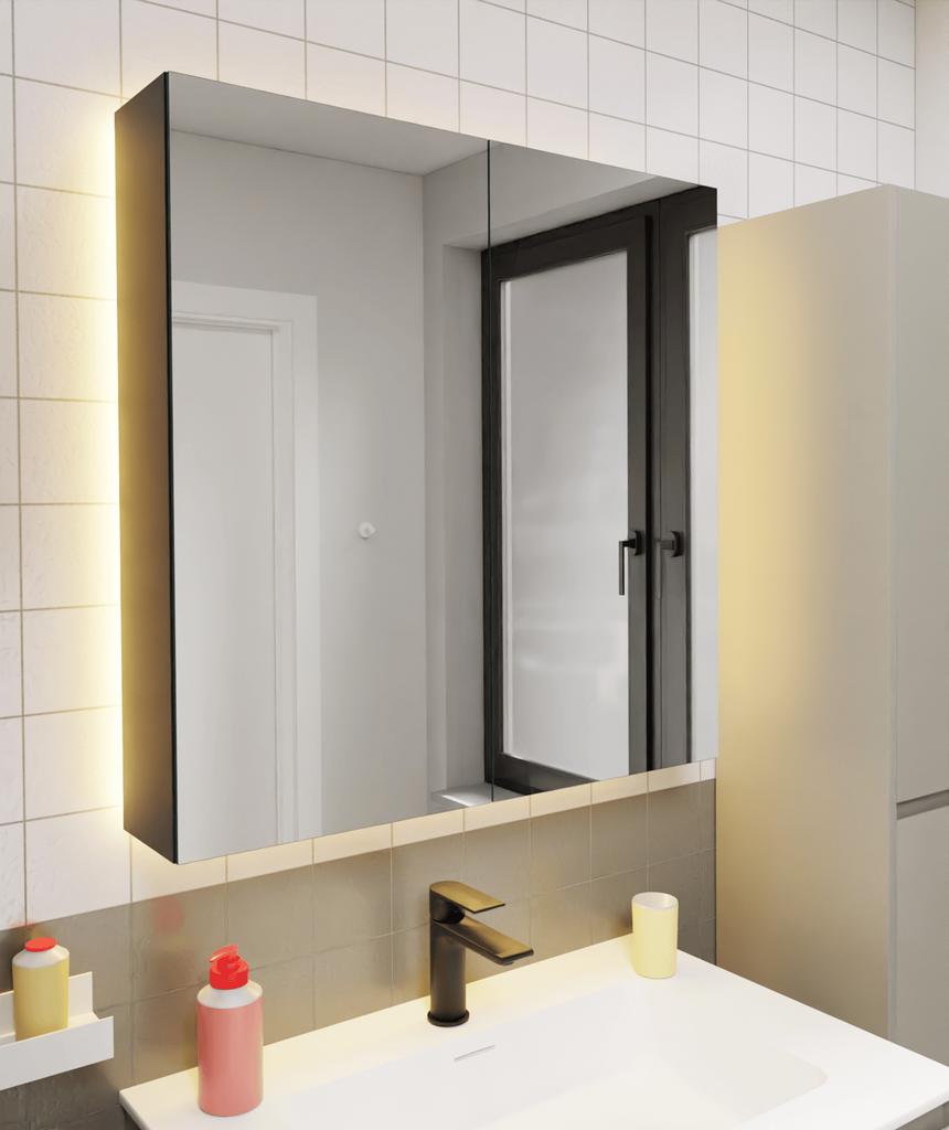 Luca Varess LED Spiegelkastlamp - nieuw in doos, Ophalen, Nieuw, Minder dan 100 cm