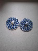 Vintage deksels Blauw & Wit, Antiek en Kunst, Ophalen of Verzenden