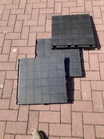 Isabella tegels 50x50 cm - Zwart kunststof, Ophalen, Gebruikt