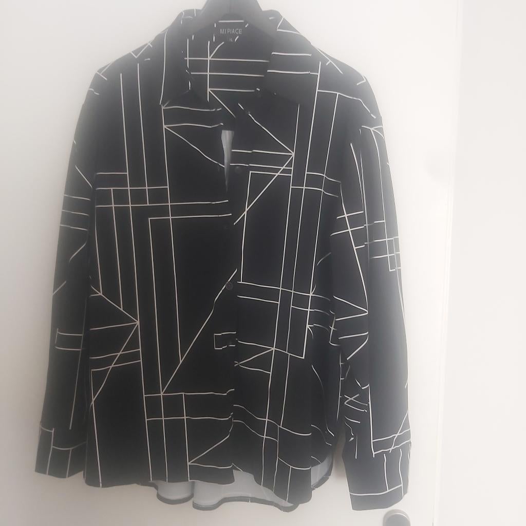 Mi Piace - nieuwe blouse, Kleding | Dames, Blouses en Tunieken, Mi Piace, Verzenden, Zwart, Maat 46/48 (XL) of groter