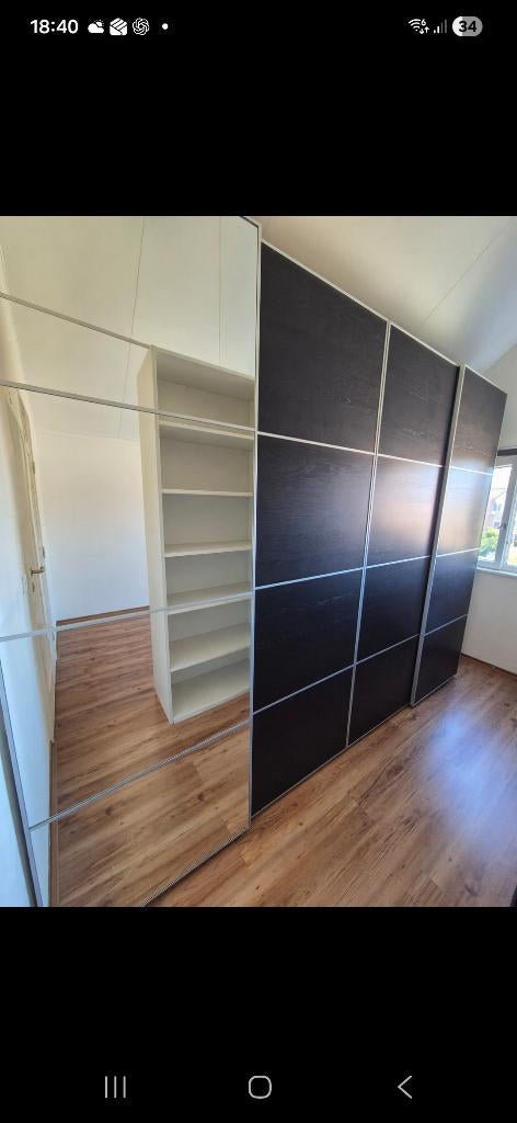 Ikea Pax kast 3 meter breed, schuifdeuren, Huis en Inrichting, Kasten | Kledingkasten, 200 cm of meer, Zo goed als nieuw, 200 cm of meer