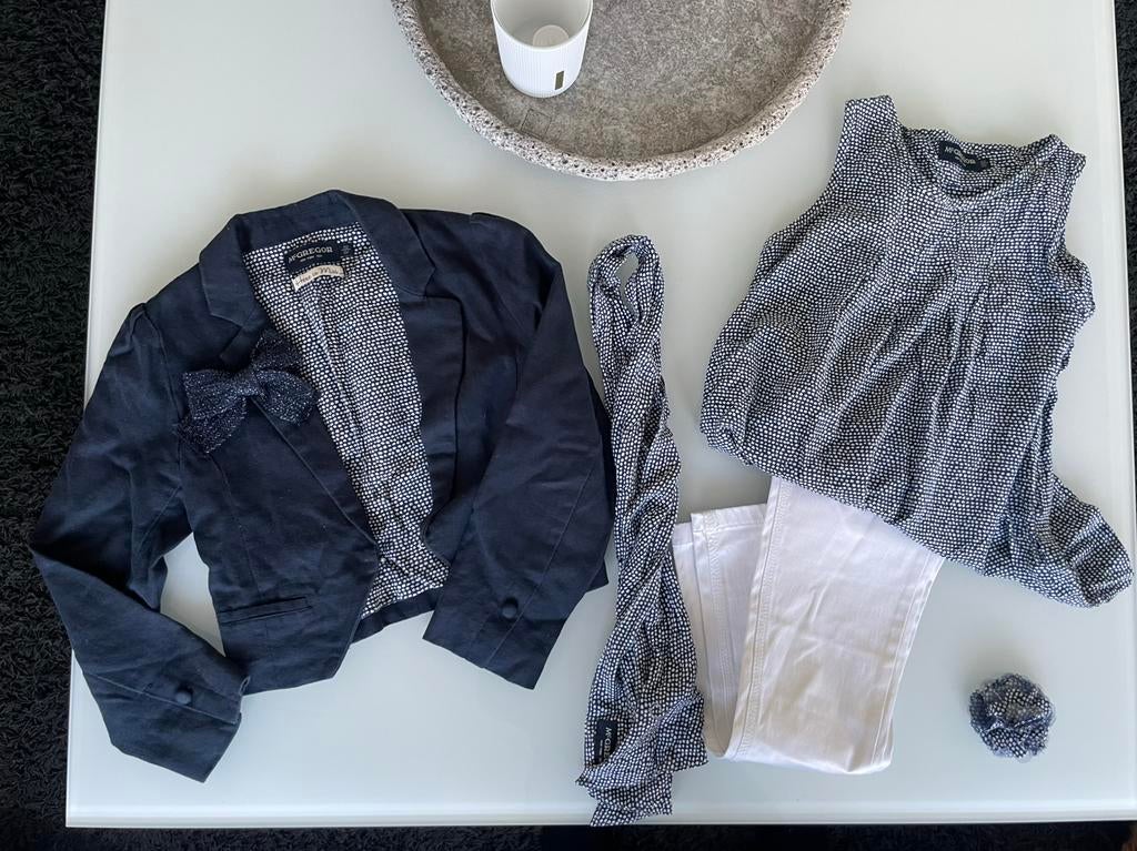McGregor Set: Jasje, Topje, Broek & Sjaal - Maat 140, Kinderen en Baby's, Ophalen of Verzenden, Zo goed als nieuw, Meisje, Setje
