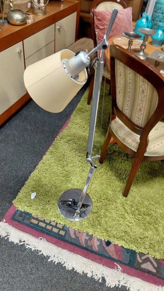 Artimide vloerlamp WD-021, Huis en Inrichting, Lampen | Vloerlampen, Gebruikt, Minder dan 100 cm, Metaal, Overige materialen, Ophalen