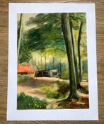 Aquarel K. Volbeda jaren 30 vorige eeuw., Verzenden