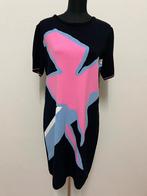 J318 - Fleurige Marc Cain jurk mt 5 is mt 42-XL nwprijs €480, Ophalen of Verzenden, Zo goed als nieuw, Maat 42/44 (L), Onder de knie