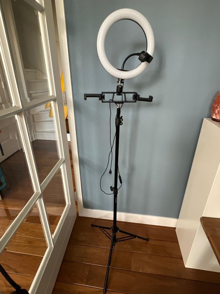 Ring Light With Phone Holder, Ophalen, Gebruikt, Auto