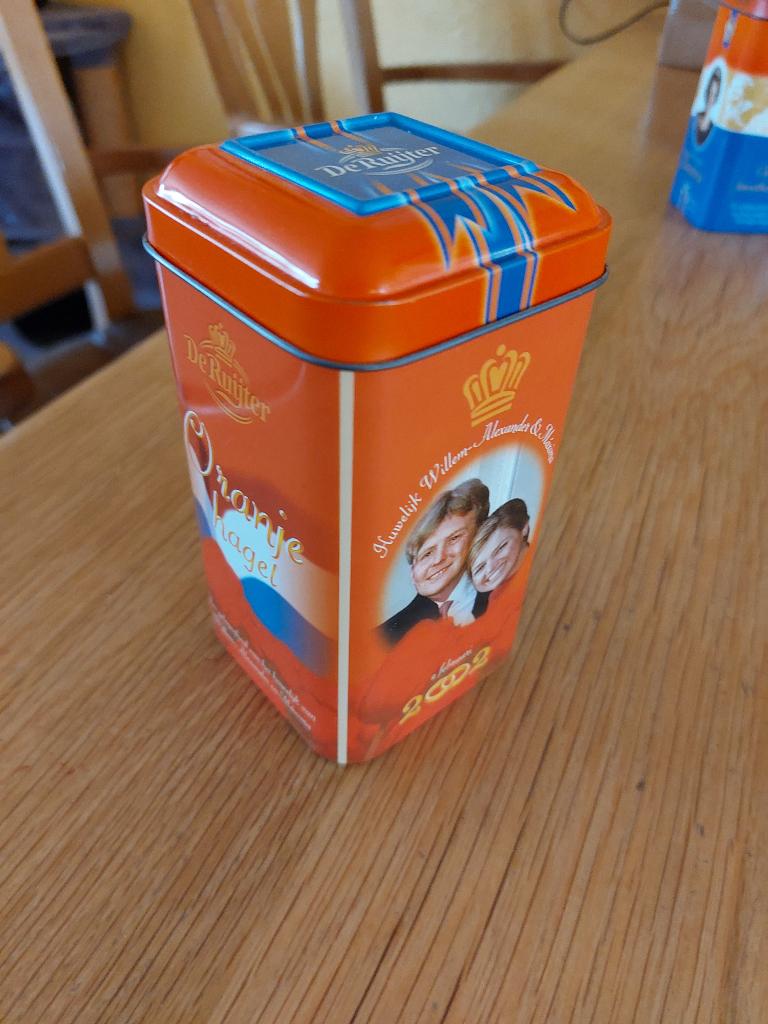 blikje de Ruijter huwelijk Willem-Alexander en Maxima, Ophalen of Verzenden