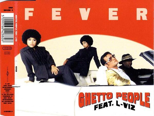 Cd Maxi Ghetto People Feat. L-Viz‎–Fever (Hiphop,Funk,Soul), Cd's en Dvd's, Cd's | Hiphop en Rap, Gebruikt, 1985 tot 2000, Ophalen of Verzenden