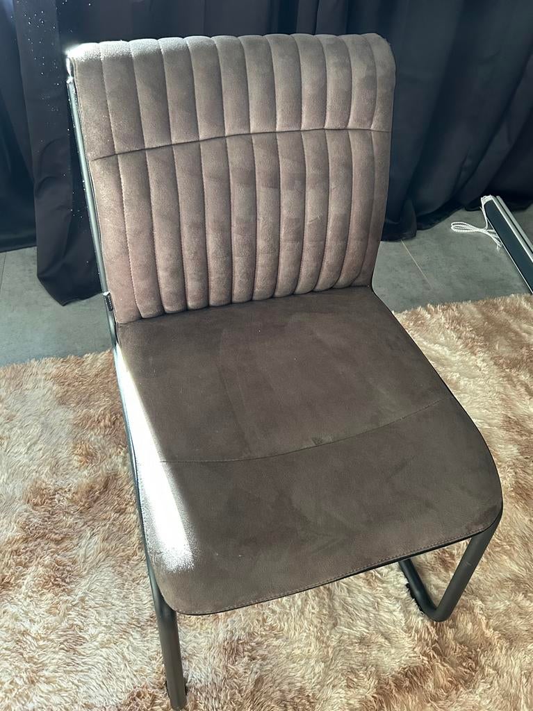 Eetkamer/Zitstoel, Huis en Inrichting, Stoelen, Ophalen, Blauw, Zo goed als nieuw, Stof