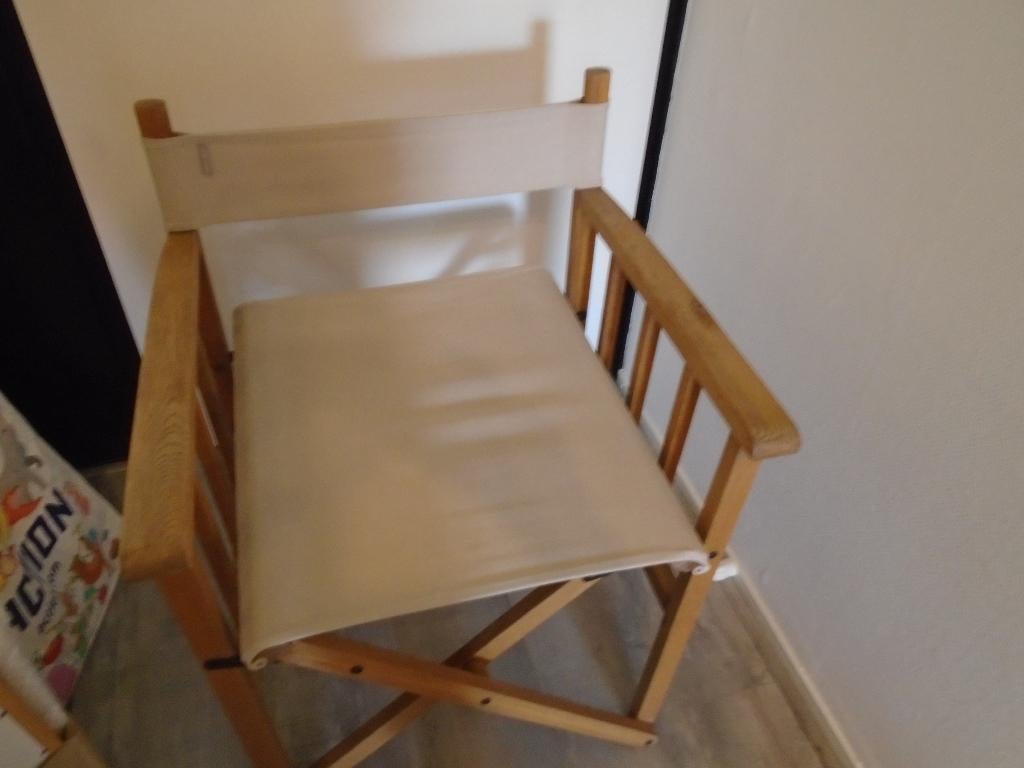 Riviera Maison Blixen regisseursstoel, Huis en Inrichting, Ophalen, Overige kleuren, Regisseursstoel, Zo goed als nieuw