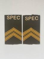 Rangen SPEC SM/OW GVT, Ophalen of Verzenden, Landmacht, Nederland, Embleem of Badge