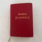 Antieke Baedekers reisgids Zwitserland, Boeken, Europa, Ophalen of Verzenden, Reisgids of -boek, Gelezen