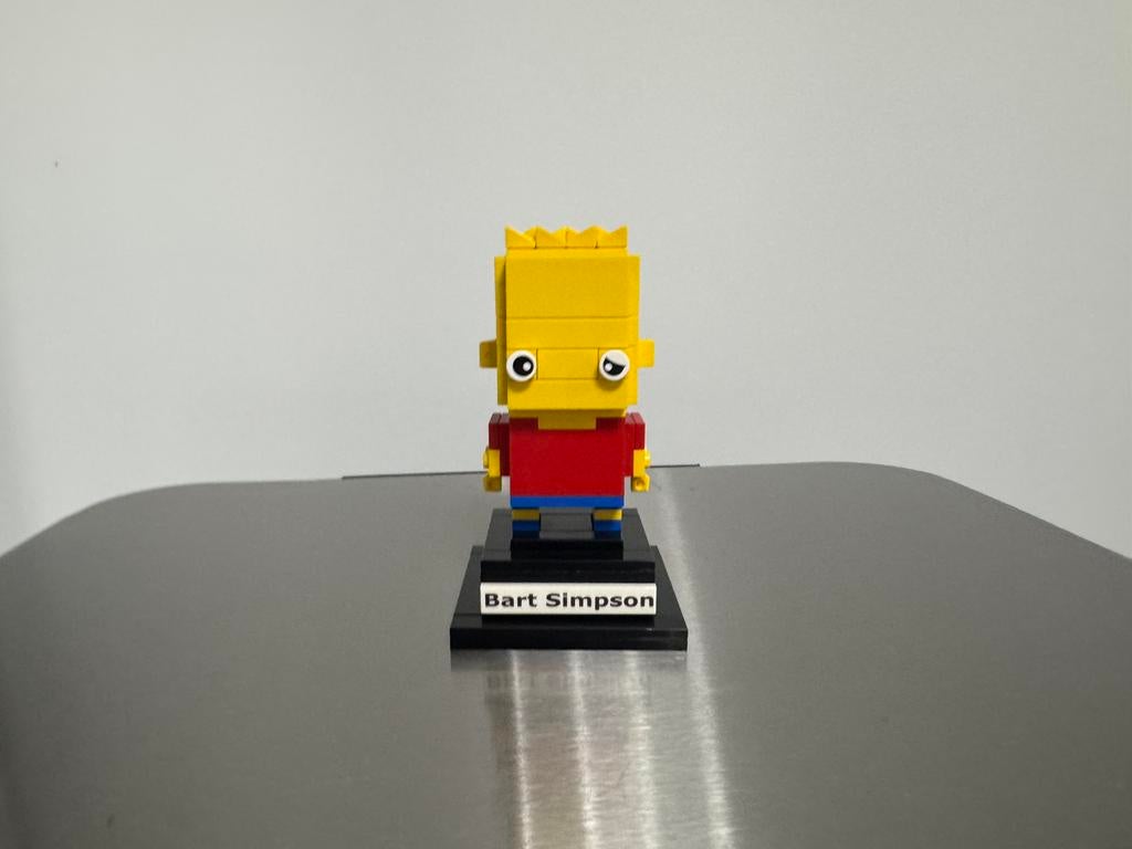 LEGO MOC BrickHeadz Bart Simpson, Kinderen en Baby's, Speelgoed | Duplo en Lego, MOC (eigen creatie), BrickHeadz, Lego, Info@lego.nl