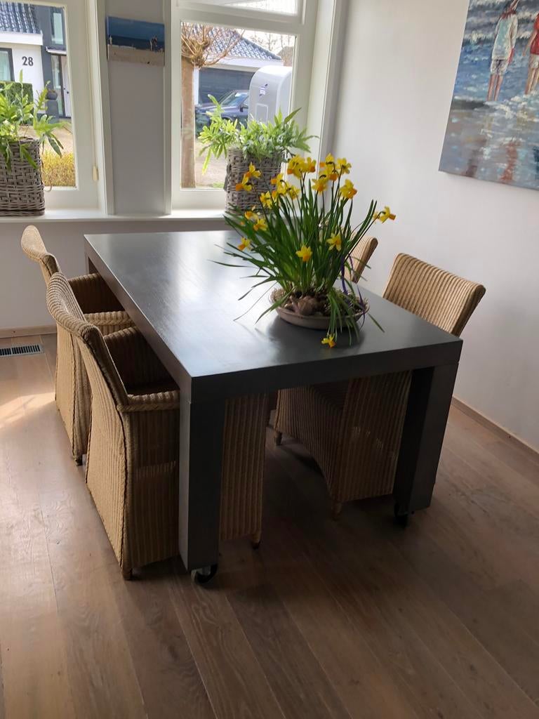Loyd - Loom stoelen, Huis en Inrichting, Stoelen, Ophalen of Verzenden, Zo goed als nieuw, Bruin, Twee