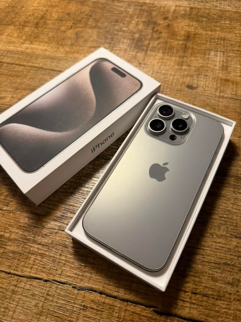 Apple iphone 15 pro, Telecommunicatie, Mobiele telefoons | Apple iPhone, Ophalen, 128 GB, 78 %, Zo goed als nieuw