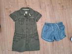 H&M Jurk en Hema korte broek 110 116, Meisje, Ophalen of Verzenden, Zo goed als nieuw, Jurk of Rok