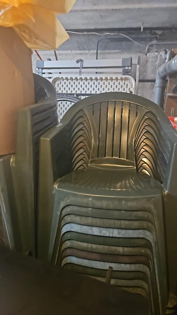 tuinstoelen, Tuin en Terras, Ophalen, Gebruikt, Kunststof