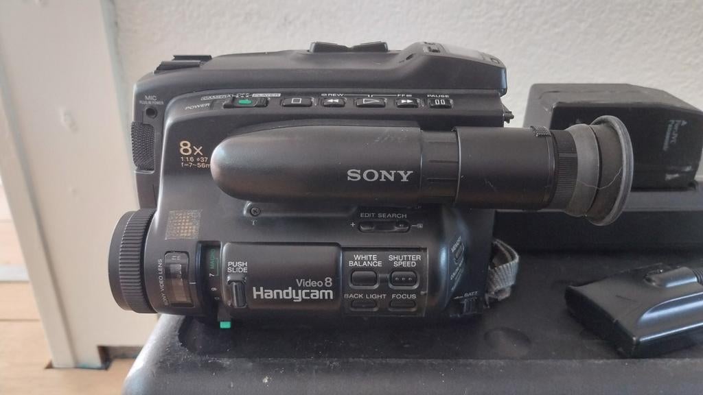 Sony Video8 Handycam CCD-TR50E  Videocamera (lees tekst), Mini dv, 20x of meer, Ophalen of Verzenden, Camera