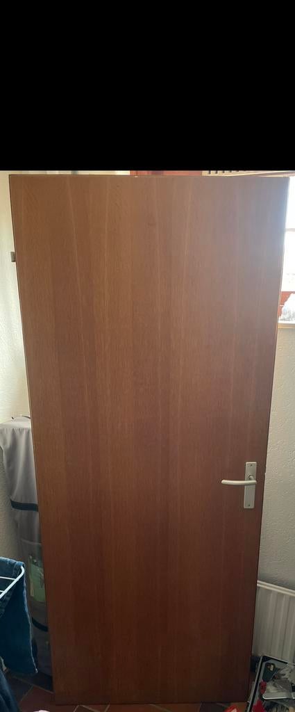 Opdekdeur, Doe-het-zelf en Verbouw, Deuren en Horren, Ophalen of Verzenden, Gebruikt, Binnendeur, 200 tot 215 cm