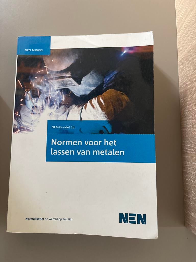 NEN-bundel 18 & 23: Normen voor lassen en onderzoek, Boeken, Ophalen of Verzenden, Gelezen, Metaaltechniek