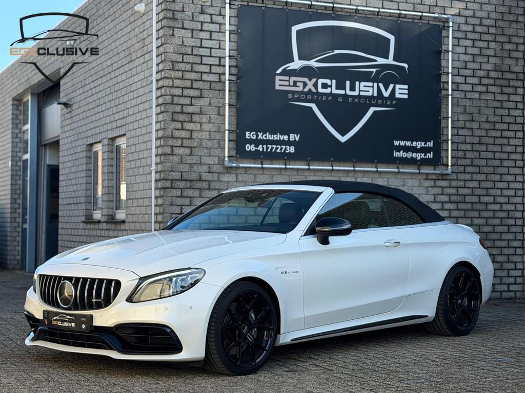 Mercedes-Benz C-klasse Cabrio AMG 63 Premium Plus Pack Facel, Auto's, Mercedes-Benz, Automaat, Adaptive Cruise Control, Achterwielaandrijving