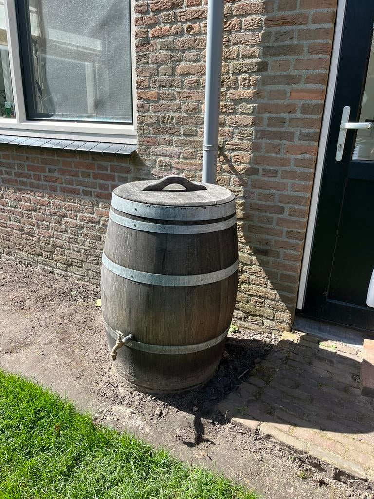 Regenton, Tuin en Terras, Regentonnen, 150 liter of meer, Ophalen, Zo goed als nieuw, Hout