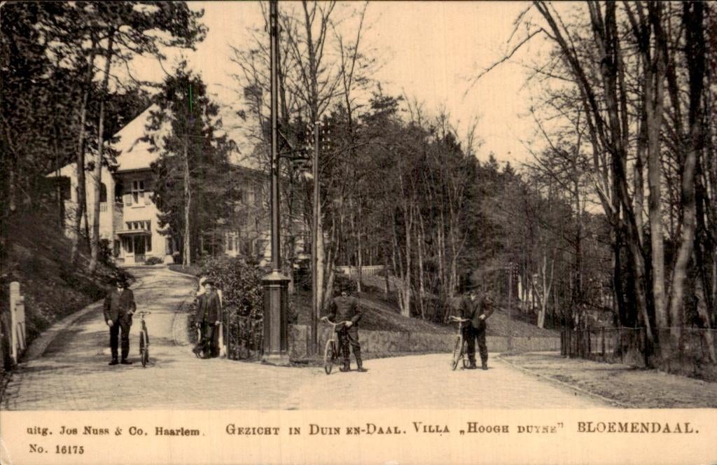Bloemendaal - Villa - Hoogh Duyne, Ophalen of Verzenden, Voor 1920, Ongelopen, Noord-Holland