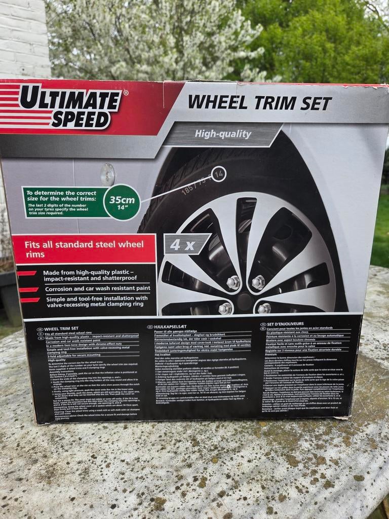 Wieldoppen Ultimate Speed 14 inch - Renault Twingo, Auto diversen, Wieldoppen, Ophalen of Verzenden, Nieuw