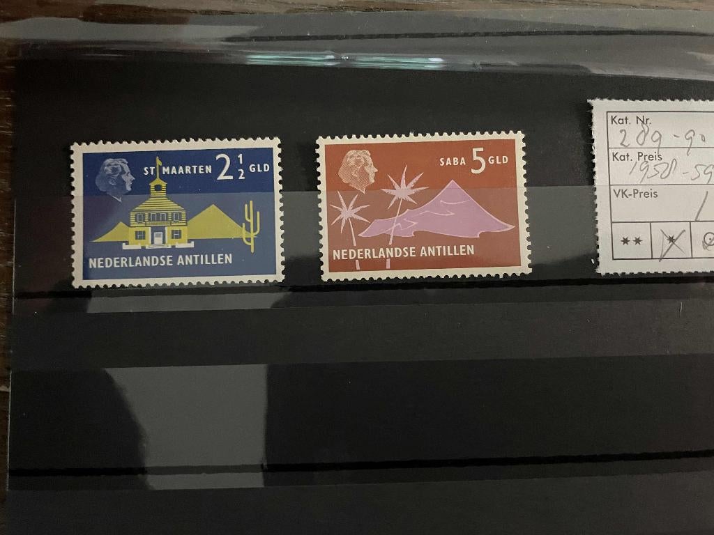postzegels Nederlande Antillen nvph 289 / 290 postfris (19), Postzegels en Munten, Verzenden, Postfris
