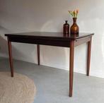 Midcentury vintage teak/palissander eettafel uitschuifbaar, Huis en Inrichting, Tafels | Eettafels, Ophalen, Gebruikt, Mid century vintage retro jaren 60 Deens