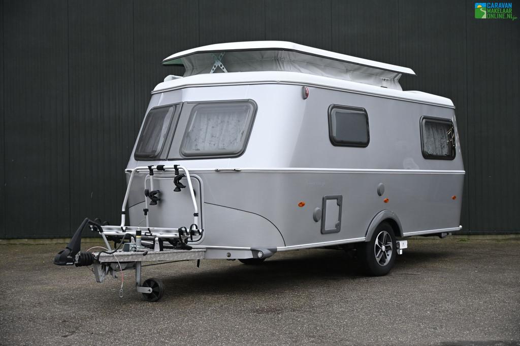 Eriba Touring Troll 540 Cass.luifel|Mover|Enkbedden|Fietsdr, Caravans en Kamperen, Caravans, Bedrijf, 4 tot 5 meter, Eriba, 2 aparte bedden