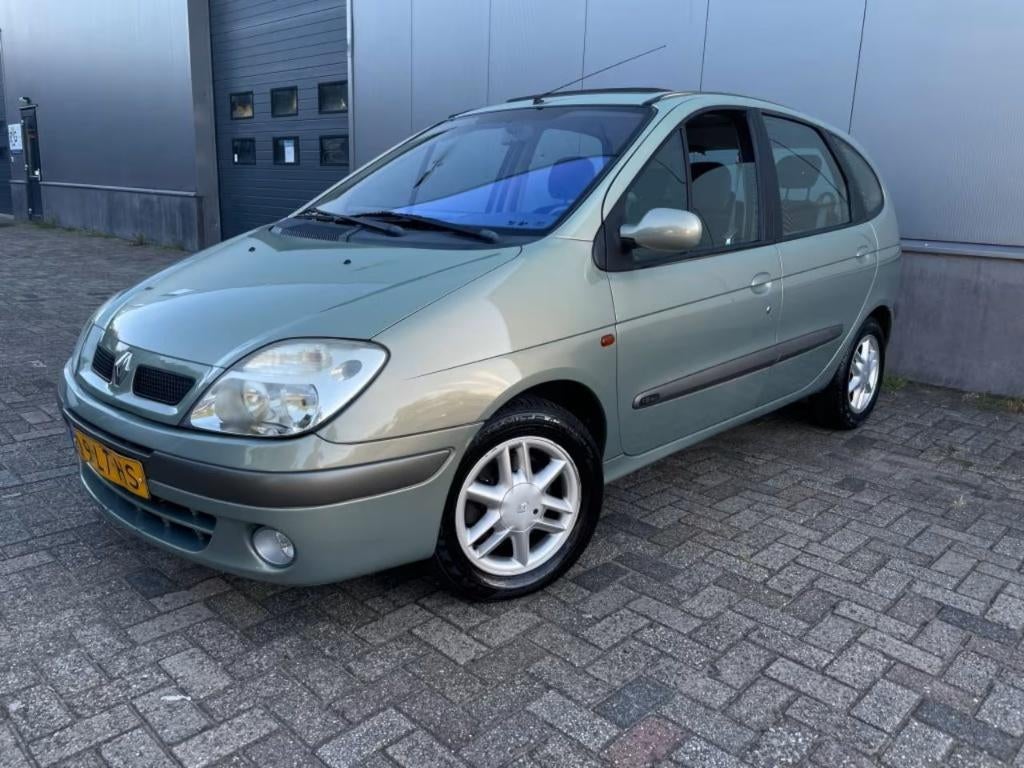 Renault Scénic 1.6 16V 2003 Groen, Auto's, Renault, 4 cilinders, Origineel Nederlands, Handgeschakeld, Particulier