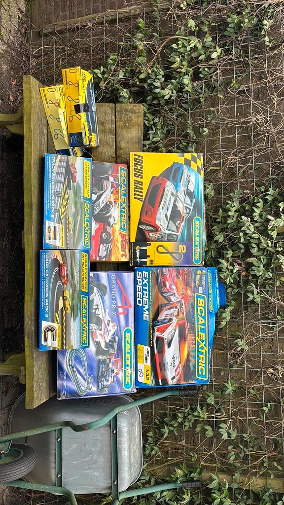 Scalextric diverse sets, Kinderen en Baby's, Speelgoed | Racebanen, Gebruikt, Elektrisch, Overige merken, Ophalen