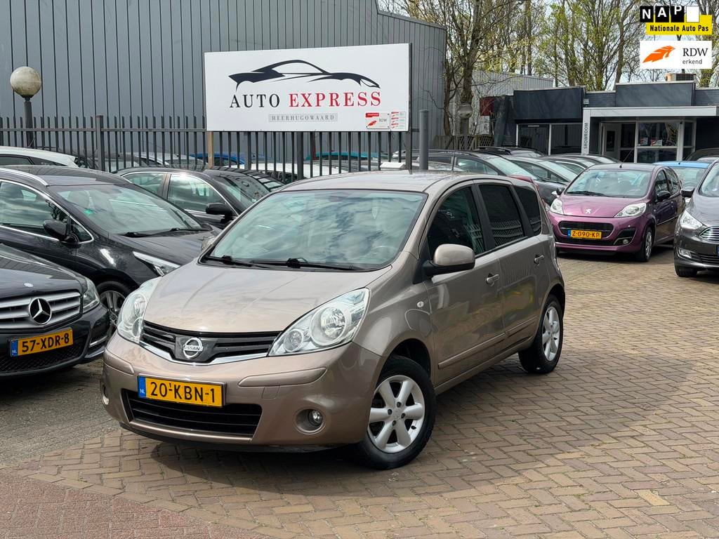 Nissan Note 1.6 Acenta /Automaat/Airco/Cruise/Nap/Nieuw Apk, 15 km/l, Gebruikt, 750 kg, 4 cilinders