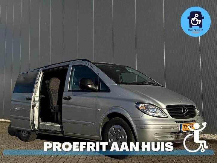 Mercedes-Benz Vito V6 3.0 120 CDI Rolstoelbus Lengte2 Airco, Auto's, Bestelauto's, Bedrijf, Te koop, Aangepast voor mindervaliden