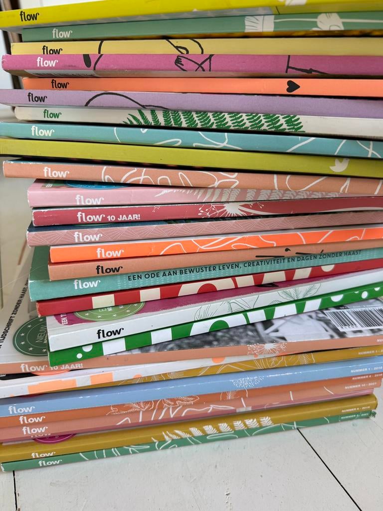 Tijdschrift Flow | Diverse jaargangen, Boeken, Tijdschriften en Kranten, Ophalen, Zo goed als nieuw, Lichaam en Geest
