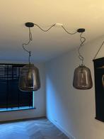 Rookglas hanglampen, Huis en Inrichting, Ophalen, Zo goed als nieuw, Glas, Minder dan 50 cm