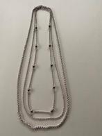 Halssierraad ketting jaren 60, Overige materialen, Ophalen of Verzenden, Zo goed als nieuw, Zilver