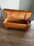 Leuk houten kinderbankje met opbergruimte, Kinderen en Baby's, Kinderkamer | Tafels en Stoelen, Ophalen, Gebruikt, Stoel(en)