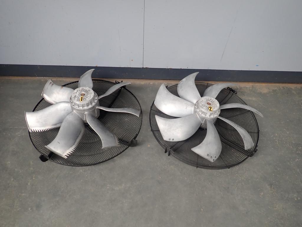 2x 800mm 380V Ziehl Abegg ventilator , Axial Fan , Blower, Doe-het-zelf en Verbouw, Ventilatie en Afzuiging, Niet ingevuld, Gebruikt