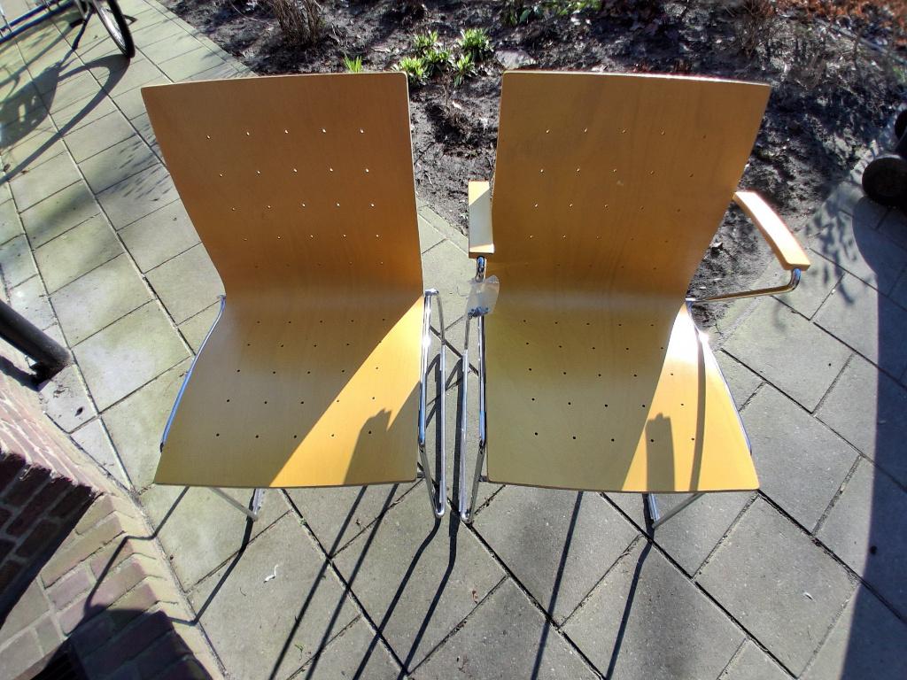 Kembo Cyclus stapelbare stoel, Ophalen, Gebruikt, Overige kleuren, Vijf, Zes of meer stoelen