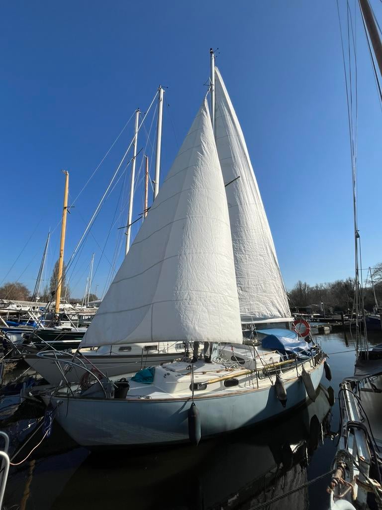 Zeiljacht Carena 32 - Klassieke Tourjacht, Watersport en Boten, Ophalen, Gebruikt, Staal, Diesel