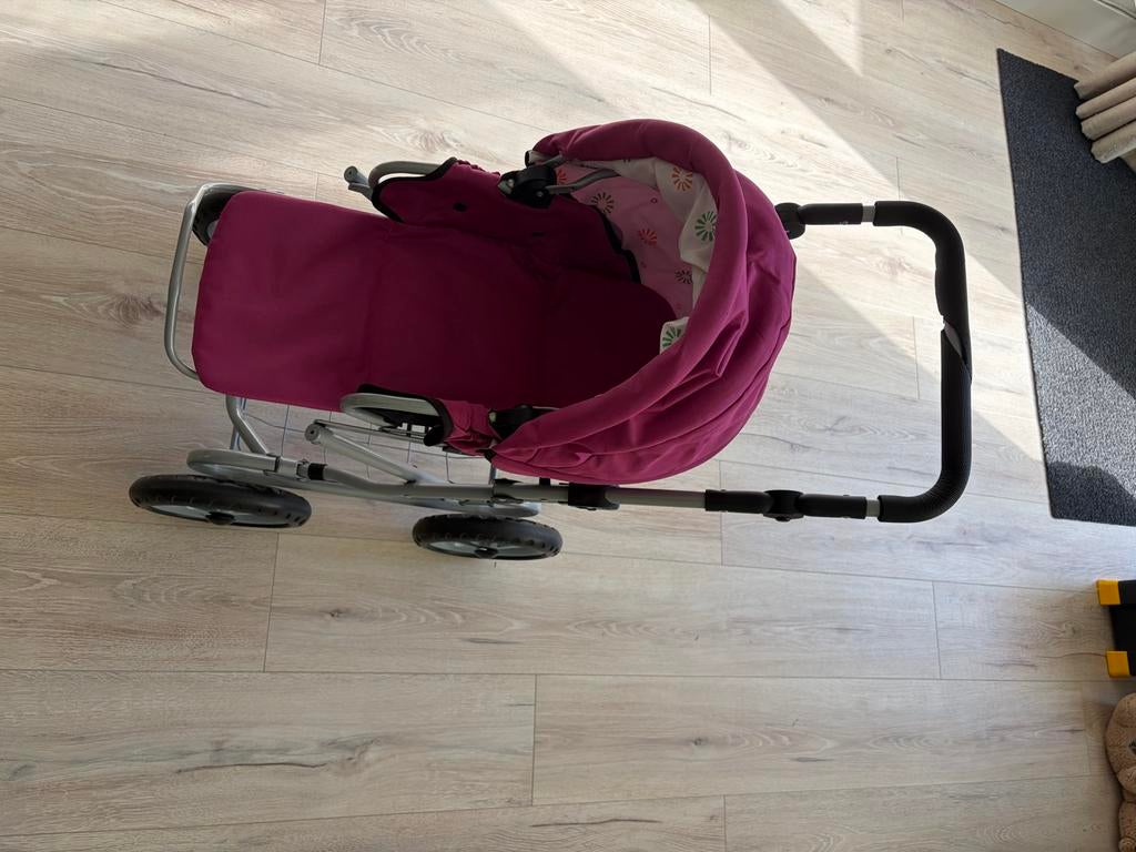 Poppenwagen roze, Ophalen, Gebruikt, Overige typen