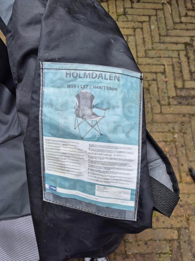 2 strandstoelen/campingstoelen, Ophalen, Zo goed als nieuw, Campingstoel