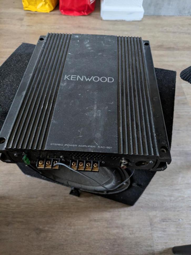 Kenwood KAC-921 Stereo Eindversterker - Werkt Prima, Audio, Tv en Foto, Versterkers en Receivers, Gebruikt, Stereo, 120 watt of meer