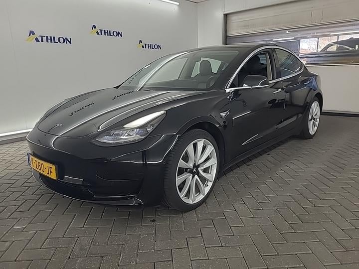 Tesla Model 3 Standard RWD Plus [ LFP ACCU+TREKHAAK+AUTOPILO, Auto's, Tesla, Automaat, Gebruikt, Zwart, Zwart