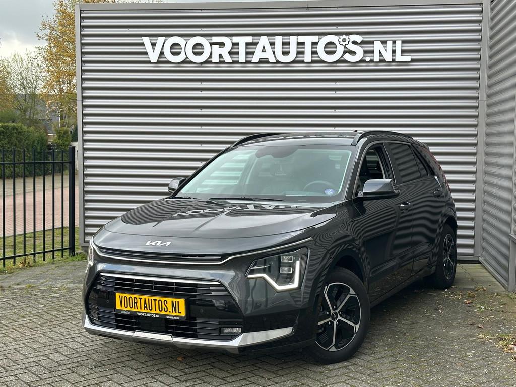 Kia Niro 1.6 GDi PHEV Hybrid DynamicPlusLine | ELEKTRISCHE K, Gebruikt, Zwart, Leder en Stof, 23 km/l