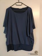 Miss Etam Marine Blauw Shirt Maat 48 Elegante Mouw, Blauw, Maat 46/48 (XL) of groter, Ophalen of Verzenden, Korte mouw